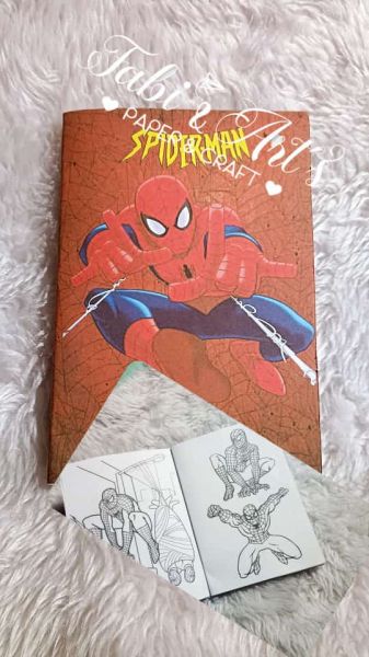 Mini livro Homem Aranha